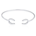 The Silver Stable- Handcrafted British Jewellery Silver Horseshoe Bangle Bangles