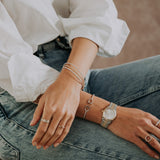 The Silver Stable- Handcrafted British Jewellery Silver Rope Bangle Bangles