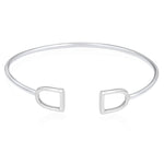The Silver Stable- Handcrafted British Jewellery Silver Stirrup Bangle Bangles