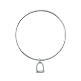 The Silver Stable- Handcrafted British Jewellery Silver Stirrup Stacking Bangle Bangles
