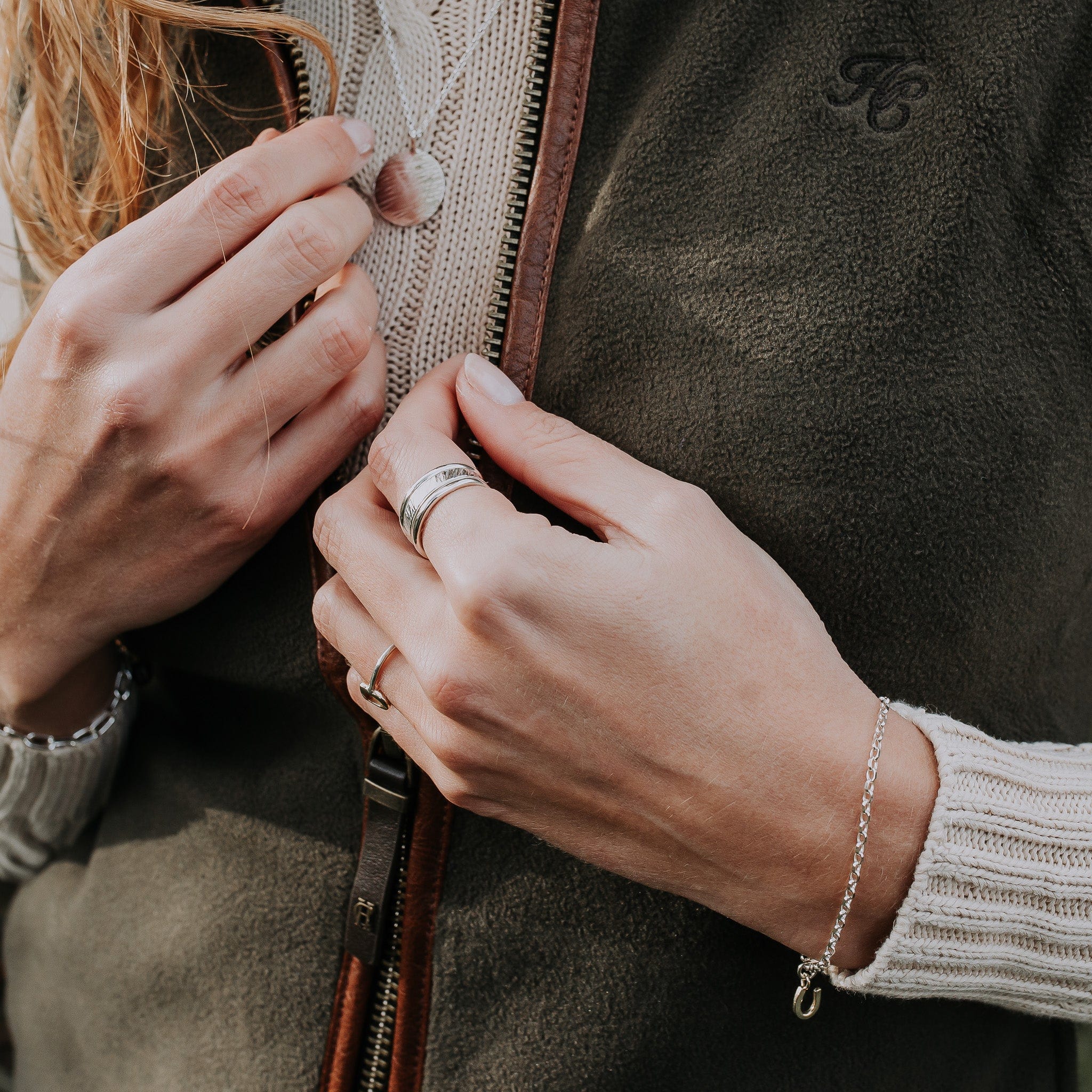 The Silver Stable- Handcrafted British Jewellery Silver & Gold Charm Bracelet Bracelets