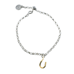 The Silver Stable- Handcrafted British Jewellery Silver & Gold Charm Bracelet Bracelets