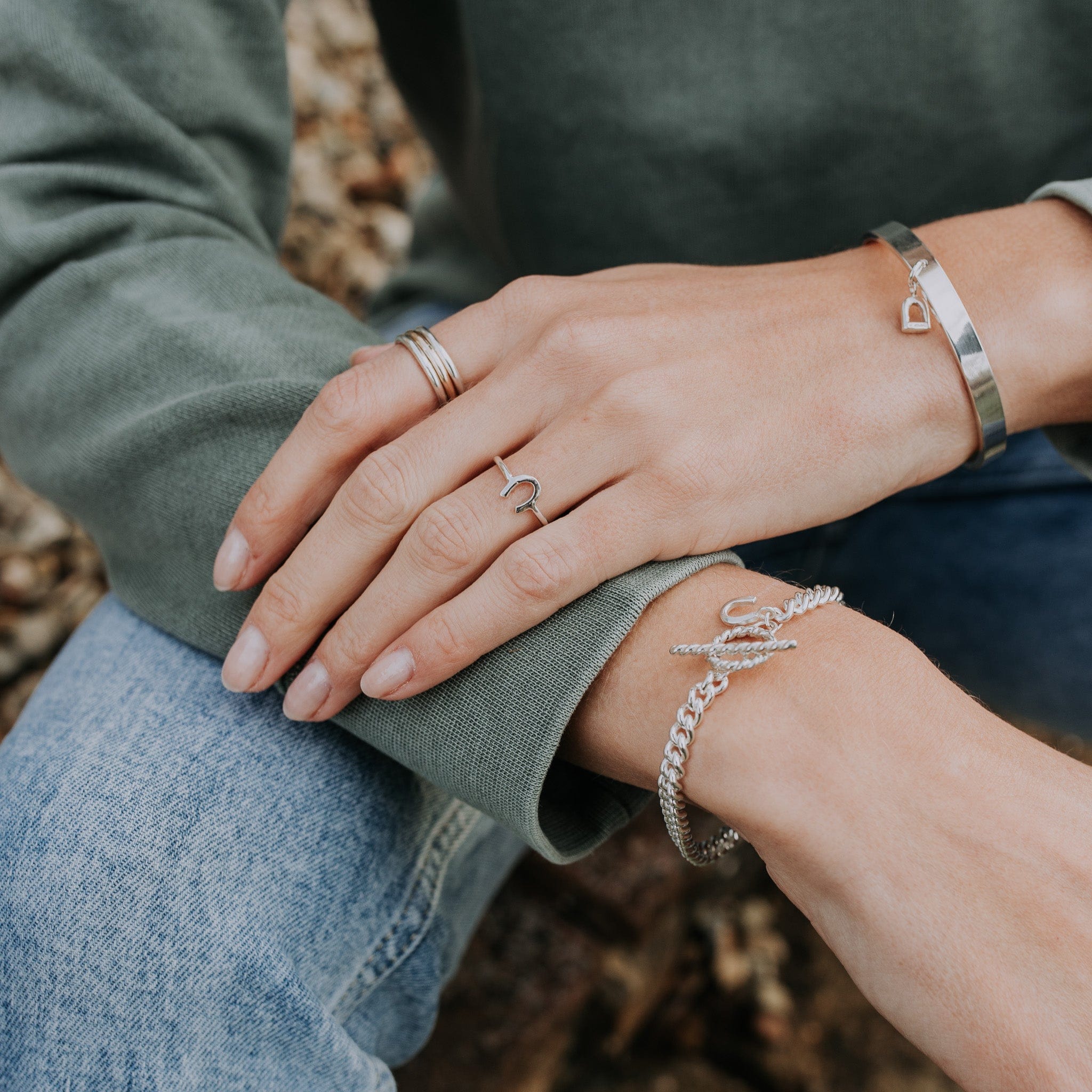 The Silver Stable- Handcrafted British Jewellery Silver T Bar Bracelet Bracelets