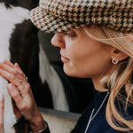 The Silver Stable- Handcrafted British Jewellery Silver Maxi Horseshoe Studs earrings