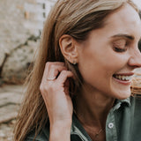The Silver Stable- Handcrafted British Jewellery Silver Mini Horseshoe Studs earrings