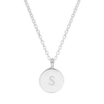 The Silver Stable- Handcrafted British Jewellery 16 inch / No thanks Silver Initial Necklace necklace