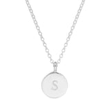 The Silver Stable- Handcrafted British Jewellery 16 inch / No thanks Silver Initial Necklace necklace