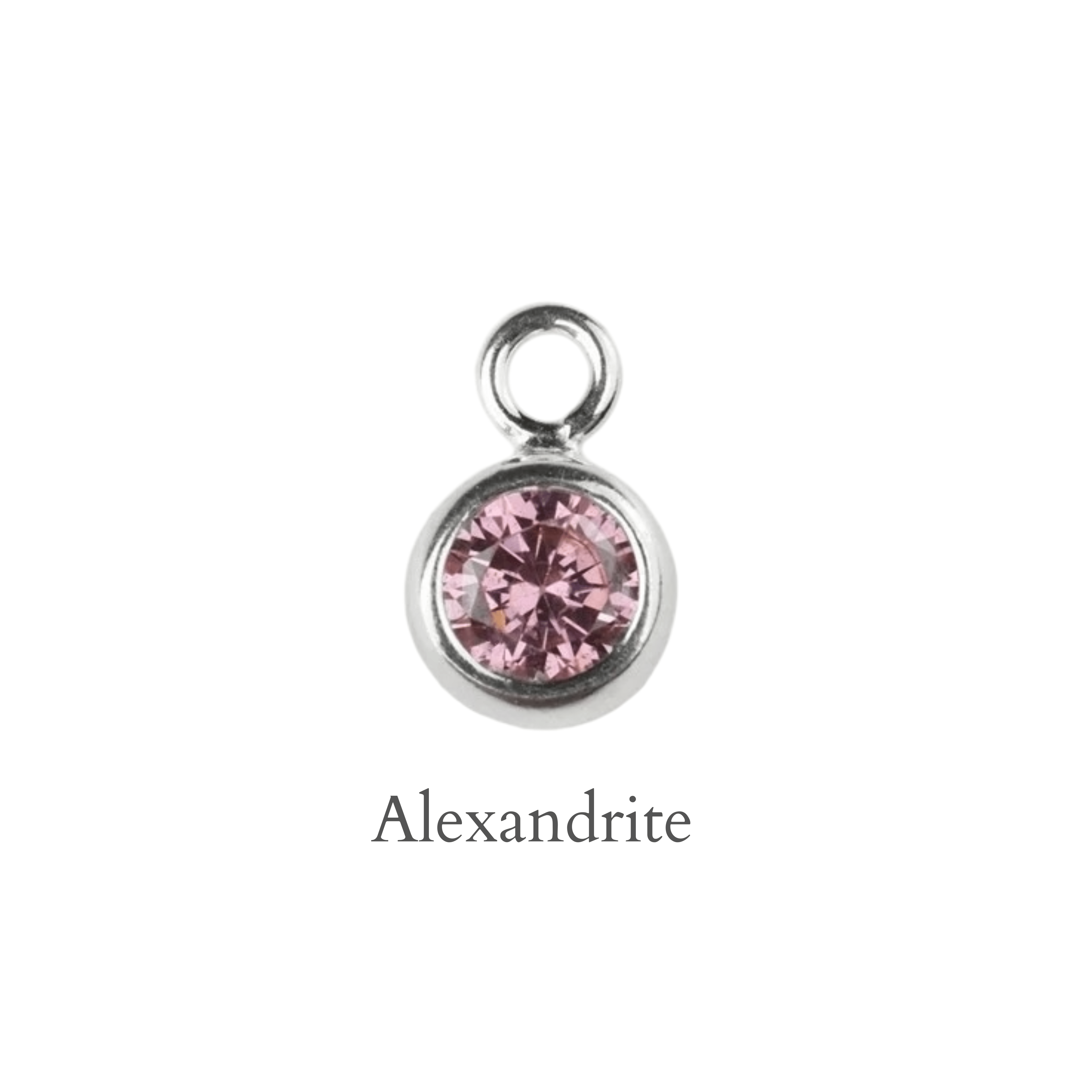 The Silver Stable- Handcrafted British Jewellery 3* Birthstone Necklace necklace