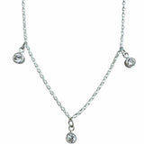 The Silver Stable- Handcrafted British Jewellery 3* Birthstone Necklace necklace