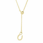 The Silver Stable- Handcrafted British Jewellery Adjustable Gold Horseshoe Necklace necklace