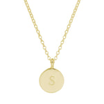 The Silver Stable- Handcrafted British Jewellery Gold Initial Necklace necklace