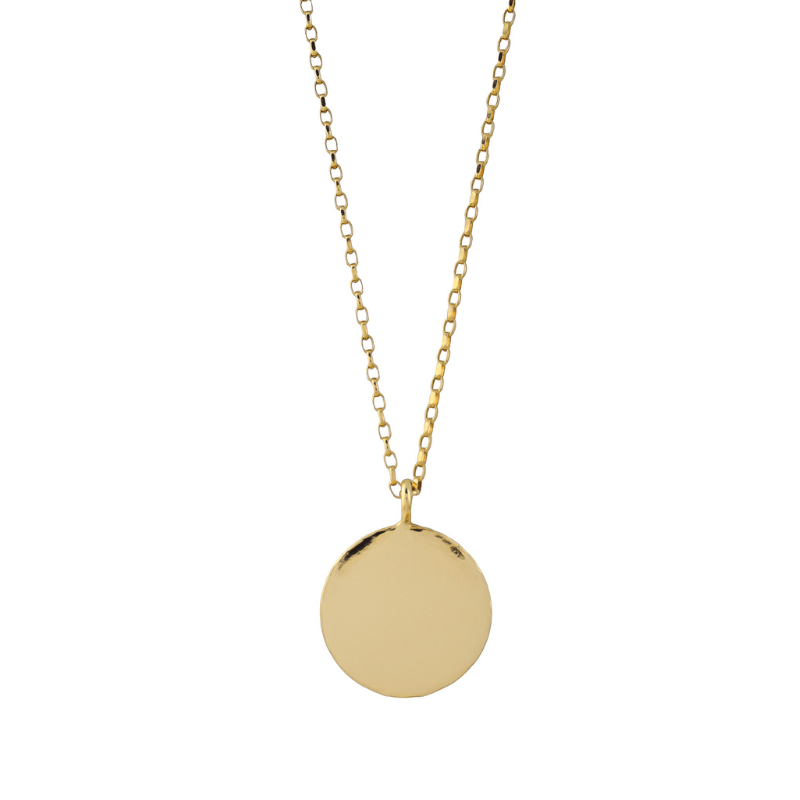 The Silver Stable- Handcrafted British Jewellery Gold Story Necklace necklace