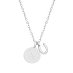 The Silver Stable- Handcrafted British Jewellery Silver & Gold Initial Necklace necklace