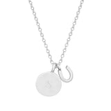 The Silver Stable- Handcrafted British Jewellery Silver & Gold Initial Necklace necklace