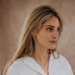 The Silver Stable- Handcrafted British Jewellery Silver & Gold T-Bar Necklace necklace