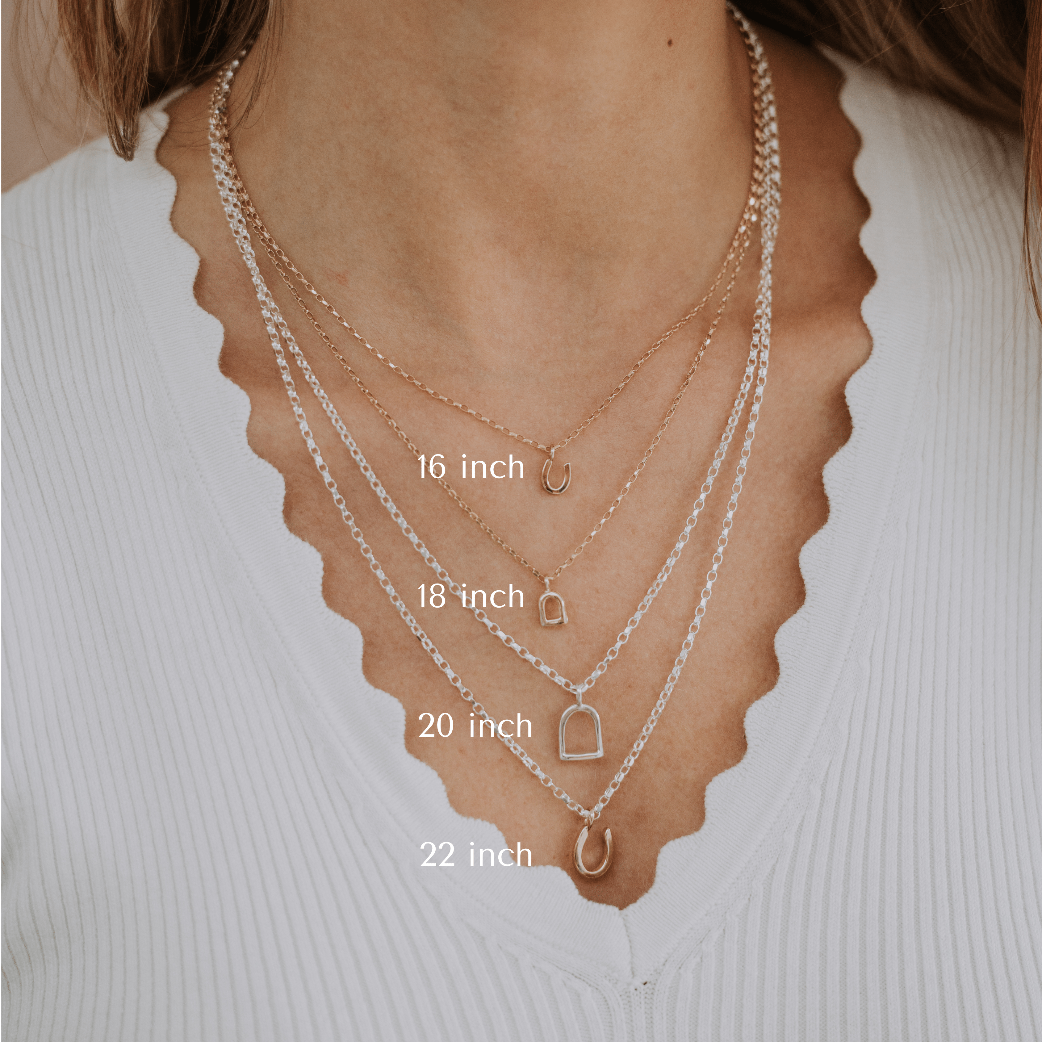The Silver Stable- Handcrafted British Jewellery Silver Mini Snaffle Necklace necklace