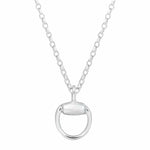 The Silver Stable- Handcrafted British Jewellery Silver Mini Snaffle Necklace necklace