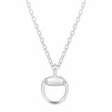 The Silver Stable- Handcrafted British Jewellery Silver Mini Snaffle Necklace necklace