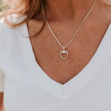The Silver Stable- Handcrafted British Jewellery Silver Mini Snaffle Necklace necklace