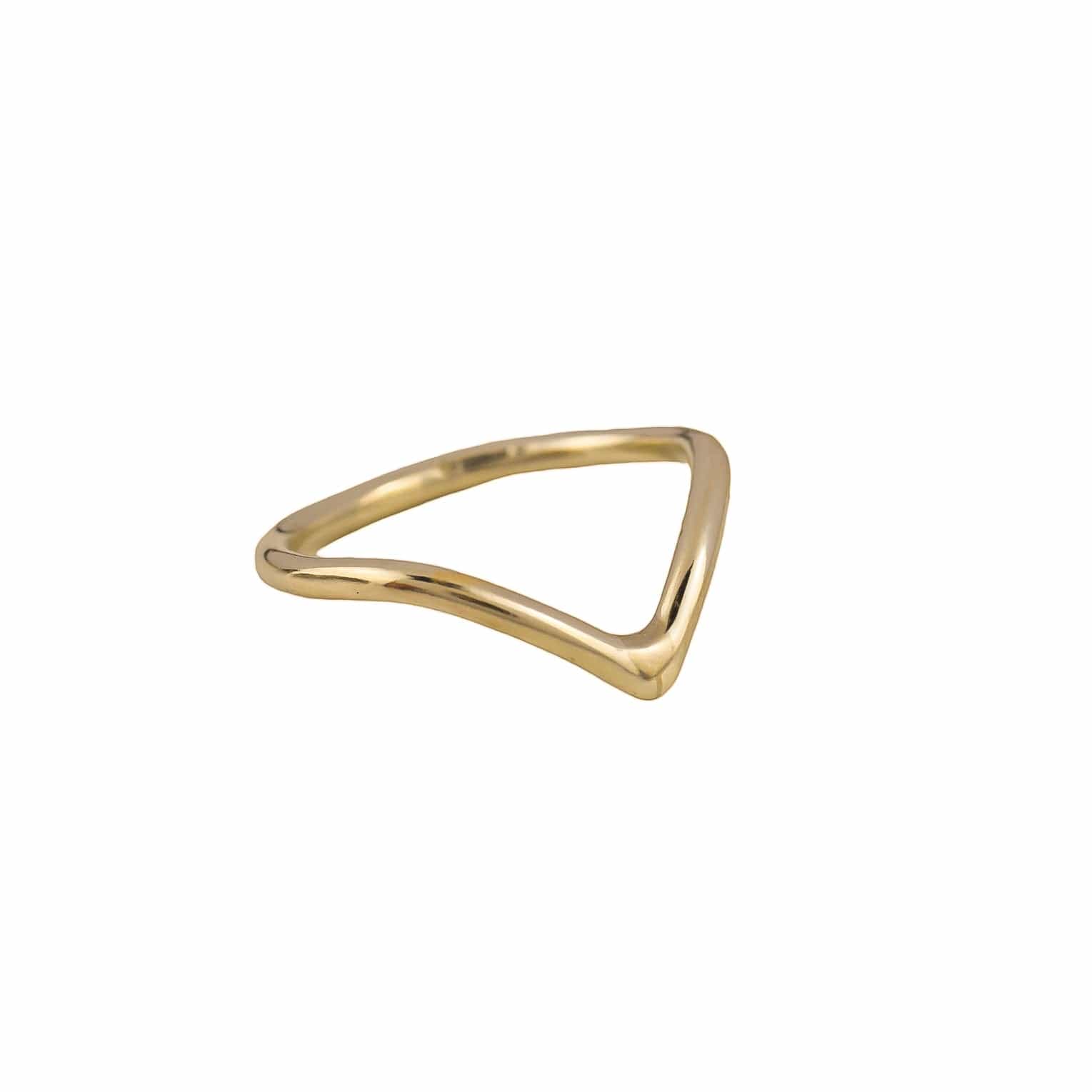 The Silver Stable- Handcrafted British Jewellery Gold Luck Ring rings