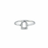 The Silver Stable- Handcrafted British Jewellery Silver Stirrup Ring rings