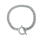 Silver T Bar Bracelet