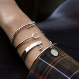 Gold Horseshoe Bangle