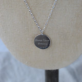 Silver Story Necklace