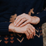 Silver Stirrup Ring