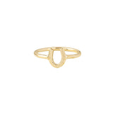 Gold Horseshoe Ring