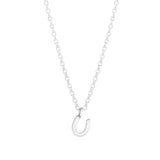 Silver Mini Horseshoe Necklace