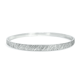 The Silver Stable- Handcrafted British Jewellery Hammered Maxi Stacking Bangle Bangles