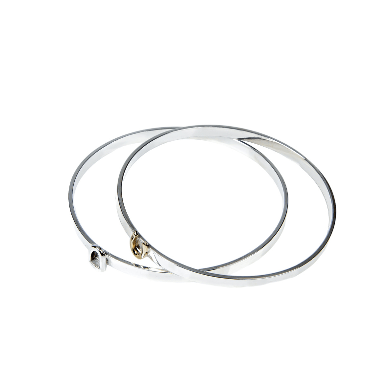 The Silver Stable- Handcrafted British Jewellery Silver Maxi Stacking Bangle Bangles