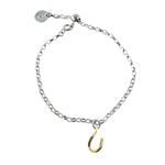 The Silver Stable- Handcrafted British Jewellery Silver & Gold Charm Bracelet Bracelets