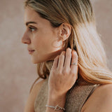 The Silver Stable- Handcrafted British Jewellery Silver & Gold T Bar Bracelet Bracelets