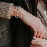 The Silver Stable- Handcrafted British Jewellery Silver Stirrup Orb Bracelet Bracelets