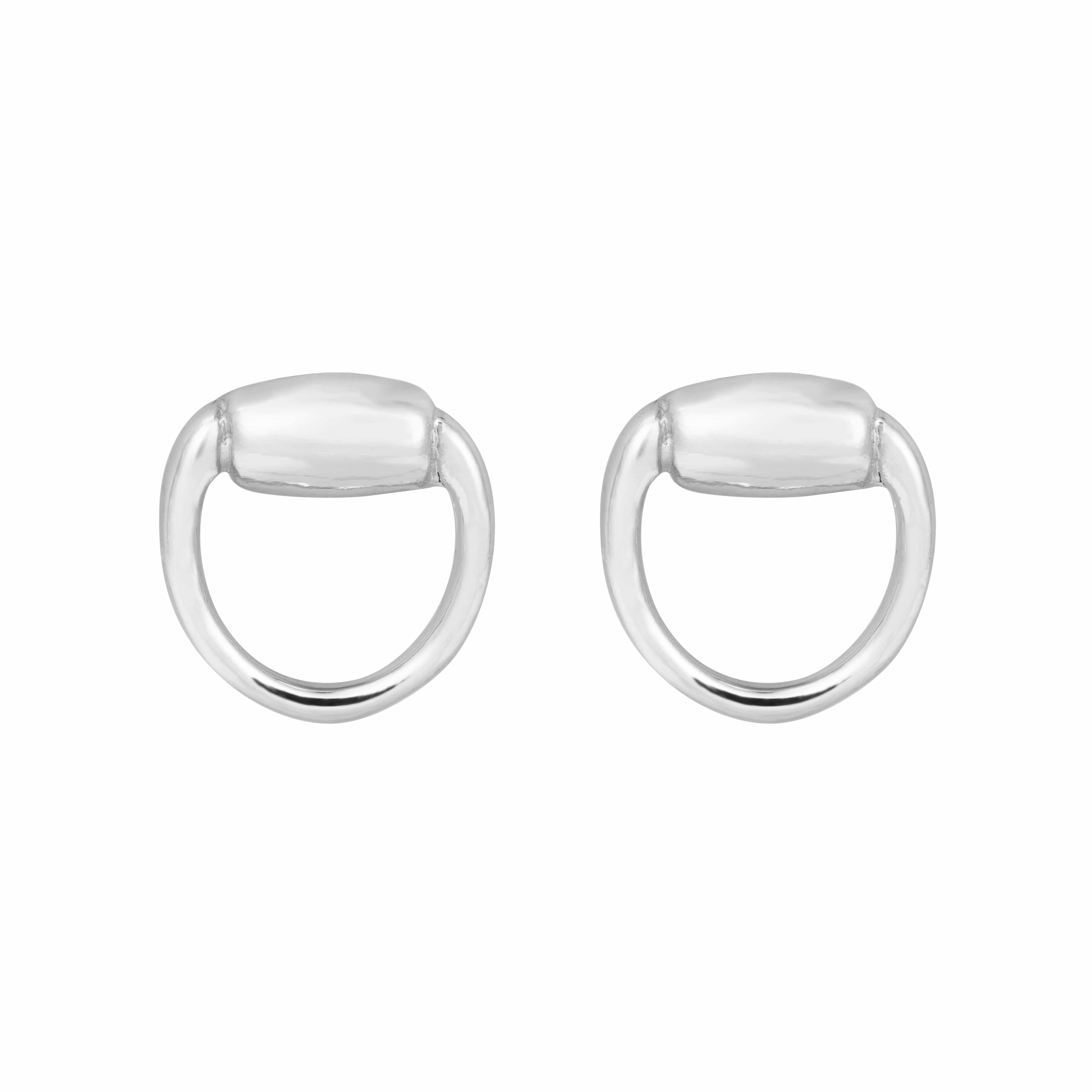 The Silver Stable- Handcrafted British Jewellery Silver Snaffle Earrings earrings