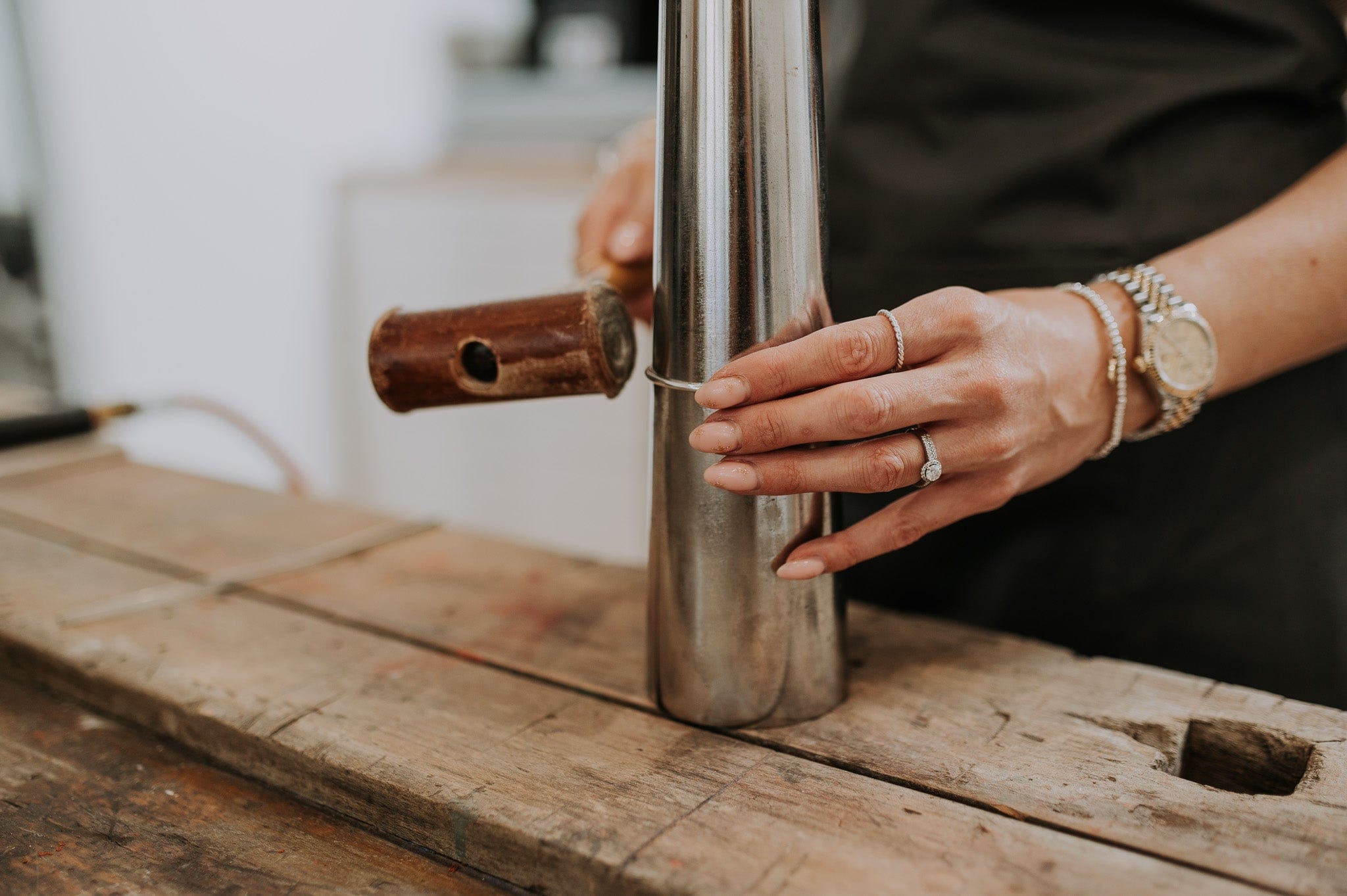 British, handmade jewellery made from recycled sterling silver and gold