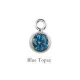 The Silver Stable- Handcrafted British Jewellery 3* Birthstone Necklace necklace