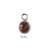 The Silver Stable- Handcrafted British Jewellery 3* Birthstone Necklace necklace