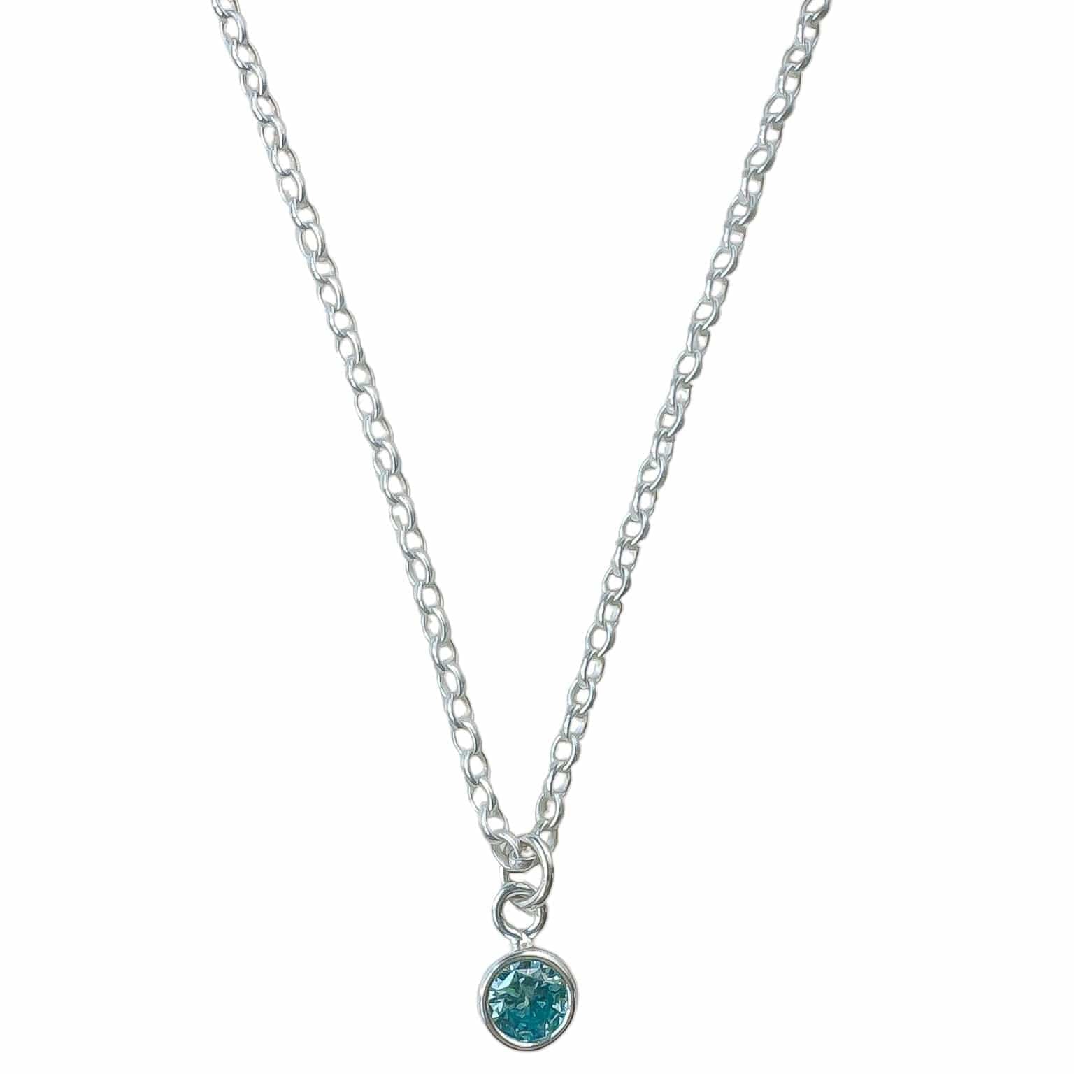 The Silver Stable- Handcrafted British Jewellery Birthstone Necklace necklace