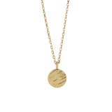 The Silver Stable- Handcrafted British Jewellery Gold Mini Hammered Necklace necklace