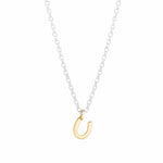The Silver Stable- Handcrafted British Jewellery Gold Mini Horseshoe Necklace necklace