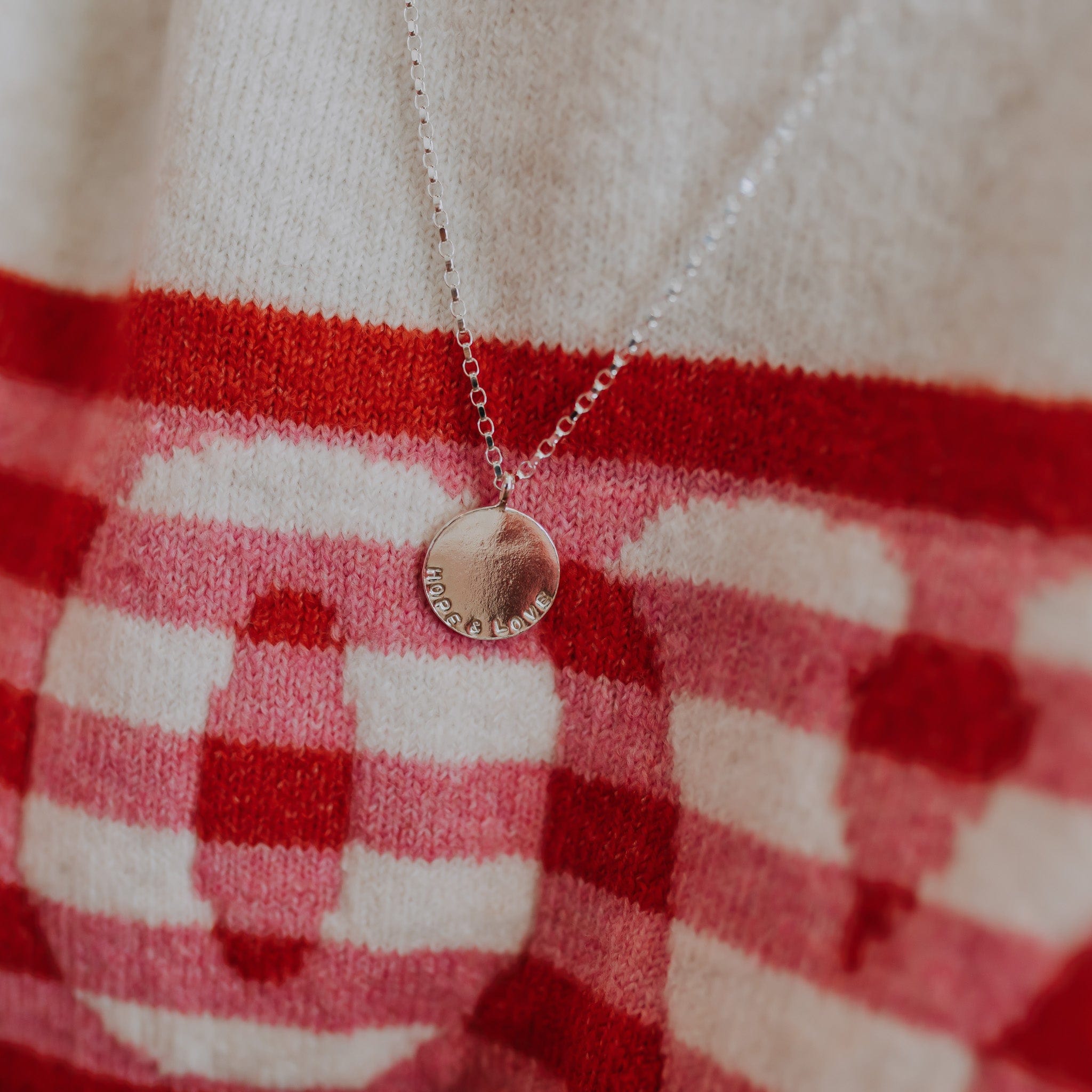 The Silver Stable- Handcrafted British Jewellery Gold Story Necklace necklace