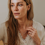 The Silver Stable- Handcrafted British Jewellery Silver & Gold Halo Necklace necklace