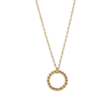The Silver Stable- Handcrafted British Jewellery Silver & Gold Halo Necklace necklace