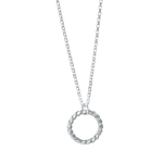The Silver Stable- Handcrafted British Jewellery Silver & Gold Halo Necklace necklace
