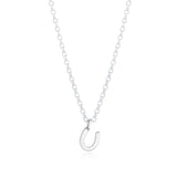 The Silver Stable- Handcrafted British Jewellery Silver & Gold Mini Horseshoe Necklace necklace