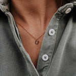The Silver Stable- Handcrafted British Jewellery Silver & Gold Mini Horseshoe Necklace necklace