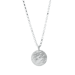 The Silver Stable- Handcrafted British Jewellery Silver Maxi Hammered Necklace necklace